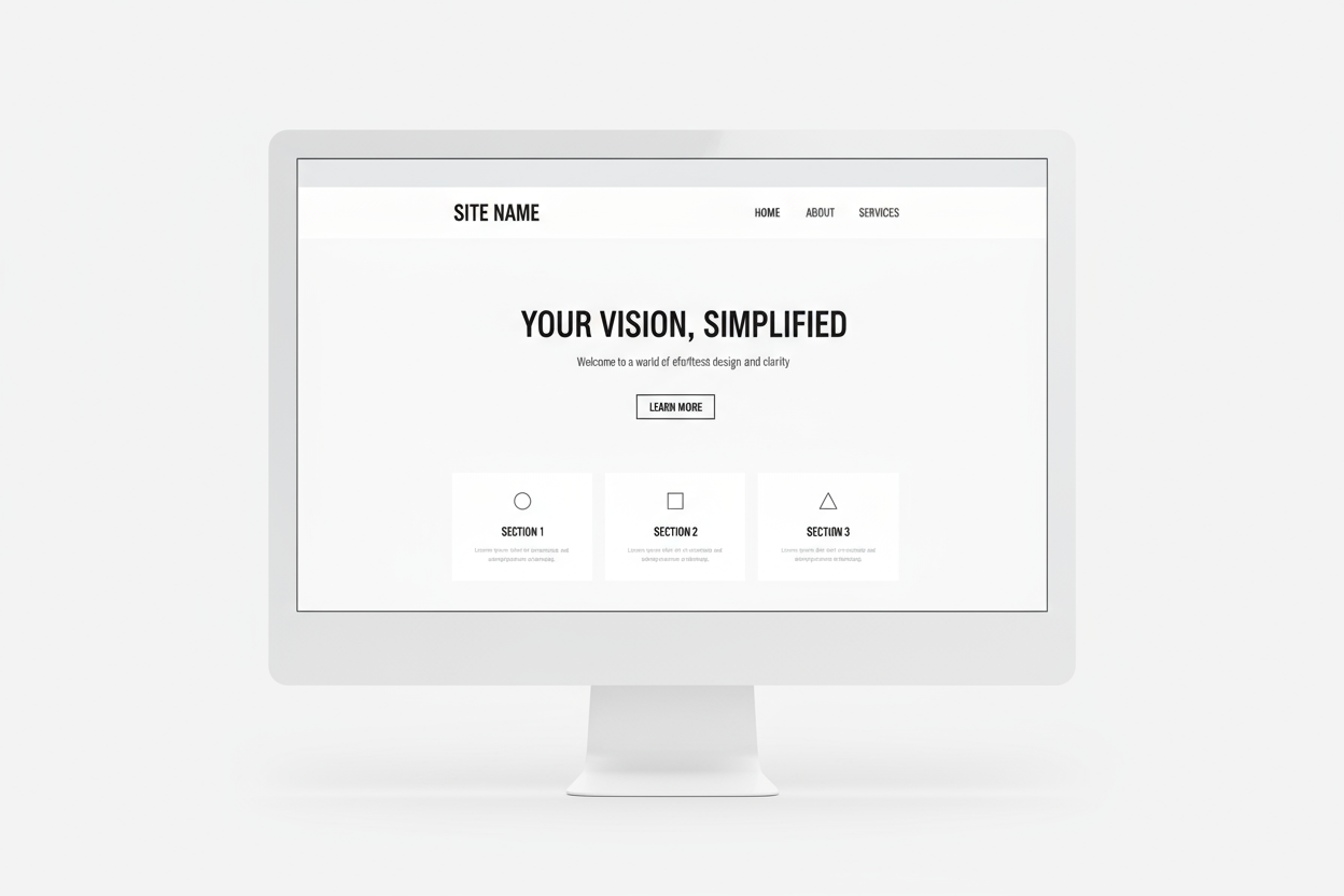 simple website with nothing spesial