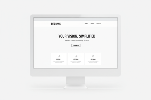 simple website with nothing spesial